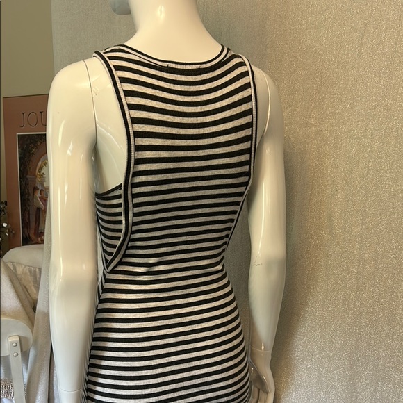 Monteau Black and White Sheath Midi Dress (Summer, Vacation) - Picture 6 of 9